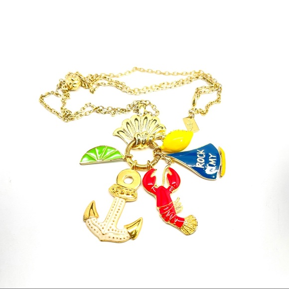 SOLDLilly Pulitzer Shell Necklace Rock My Boat 34"